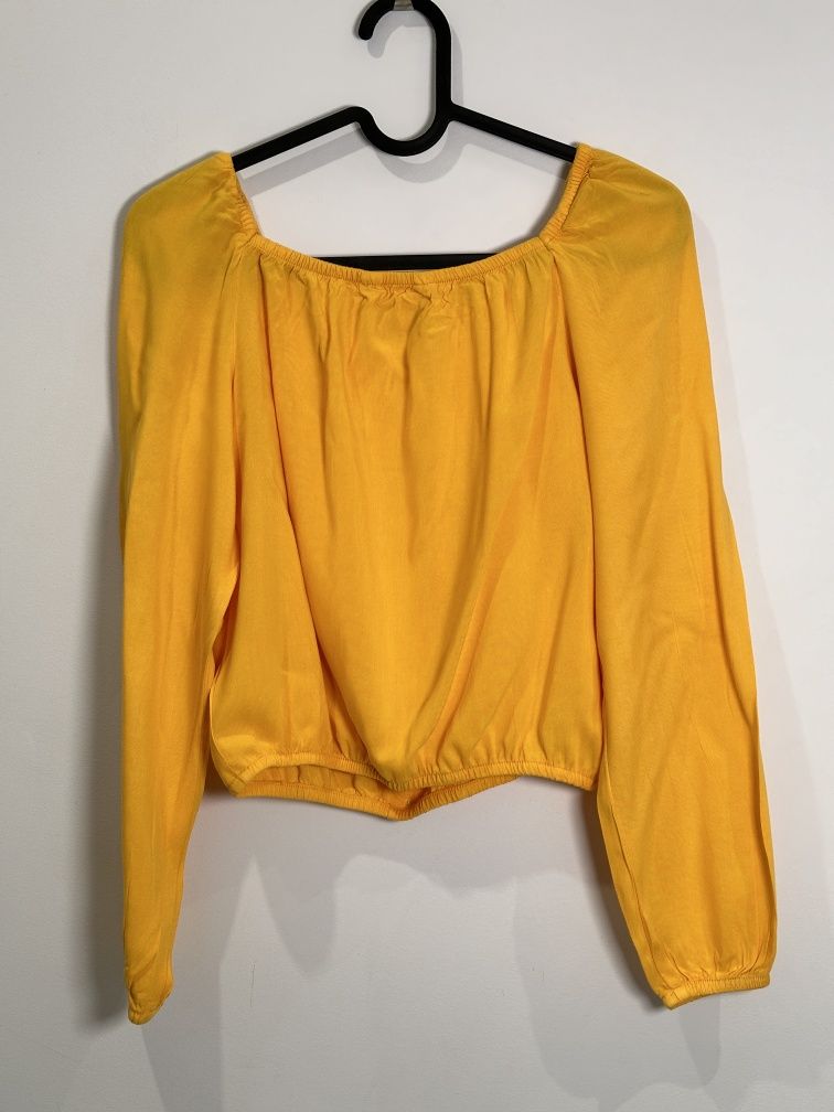Żółta bluzka dziewczęca 158 cm