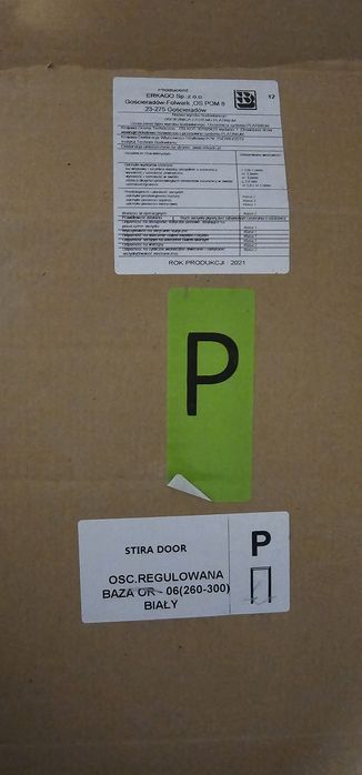 Ościeżnica regulowana biała 80