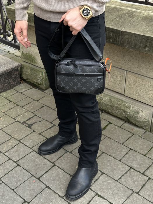Чоловіча сумка Louis Vuitton мужская сумка мессенджер барсетка слинг