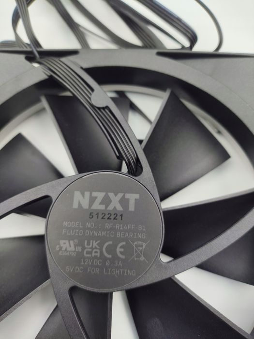 Wentylator NZXT 140 x 140 mm NZXT F140 RGB CORE pwm 2000 2x140mm