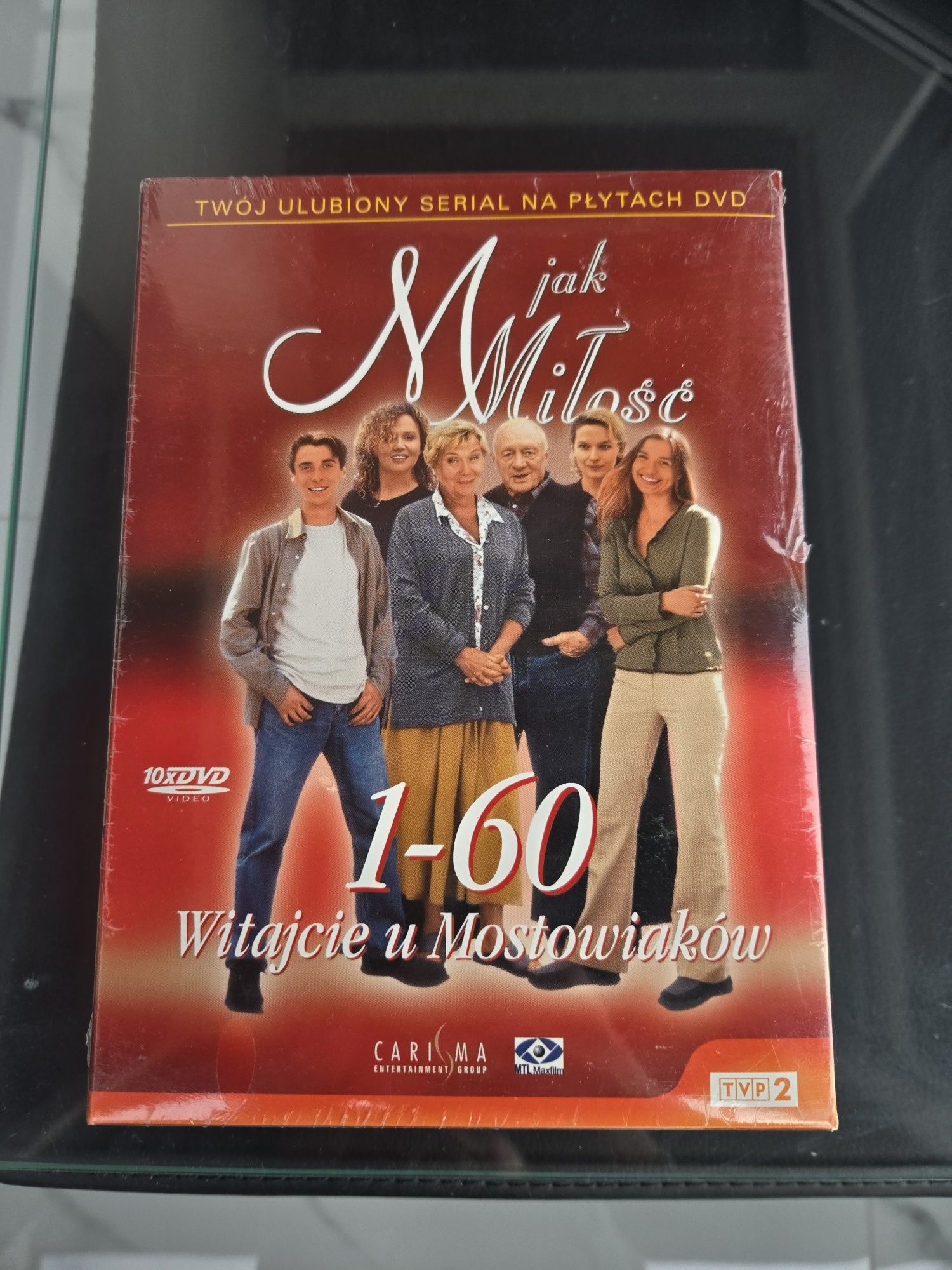 Zestaw 10 płyt DVD - 60 odcinków serialu  M jak Miłość