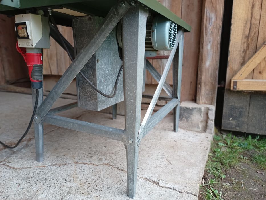 Mocna 6 kW Piła stołowa 400v krajzega cerkularka cerkukatka cyrkular