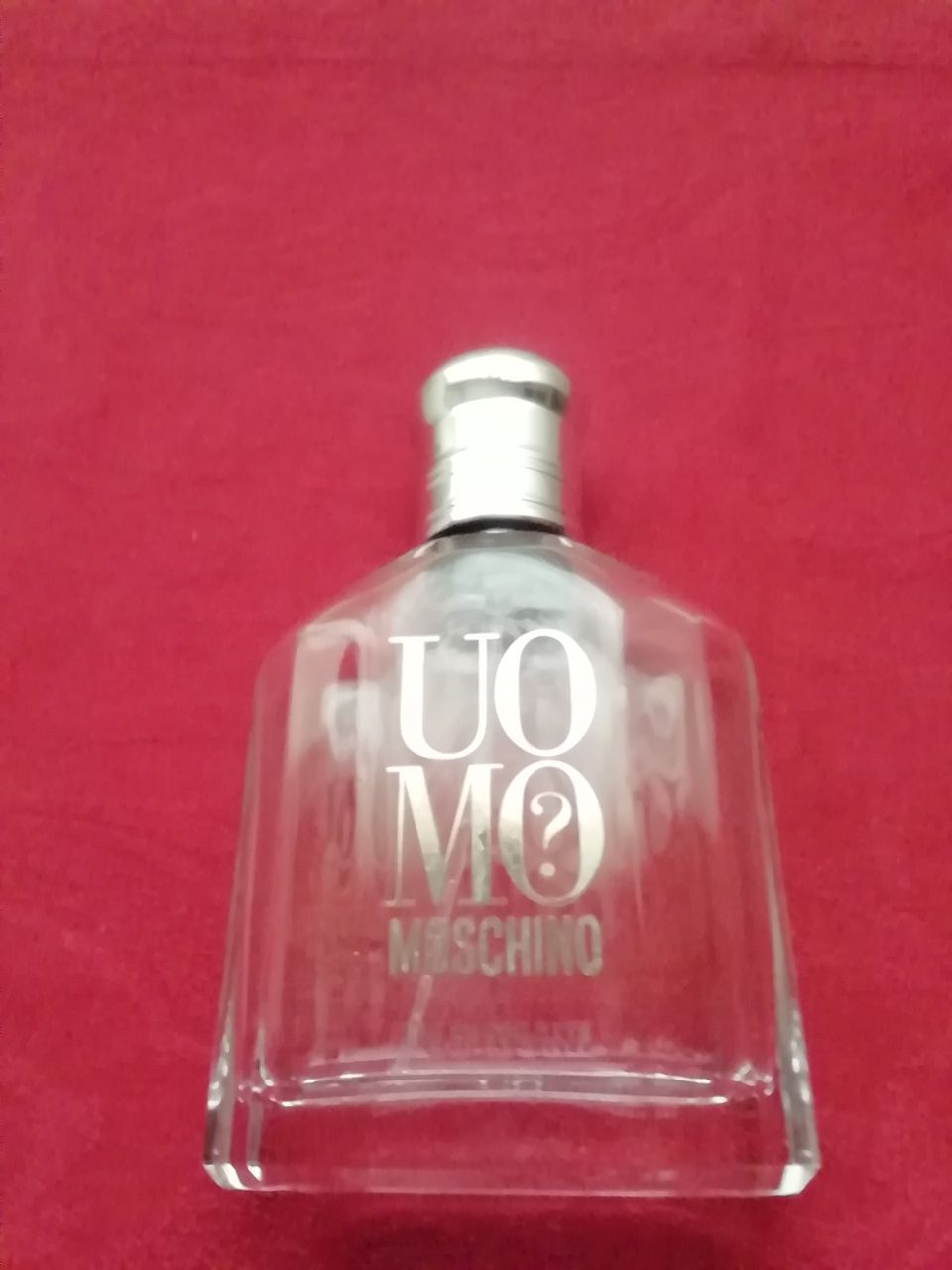 Frasco perfume Moschino, vazio