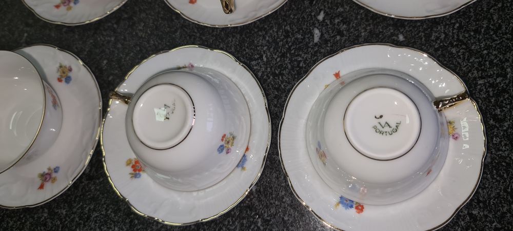 Serviço de café Porcelana vista alegre