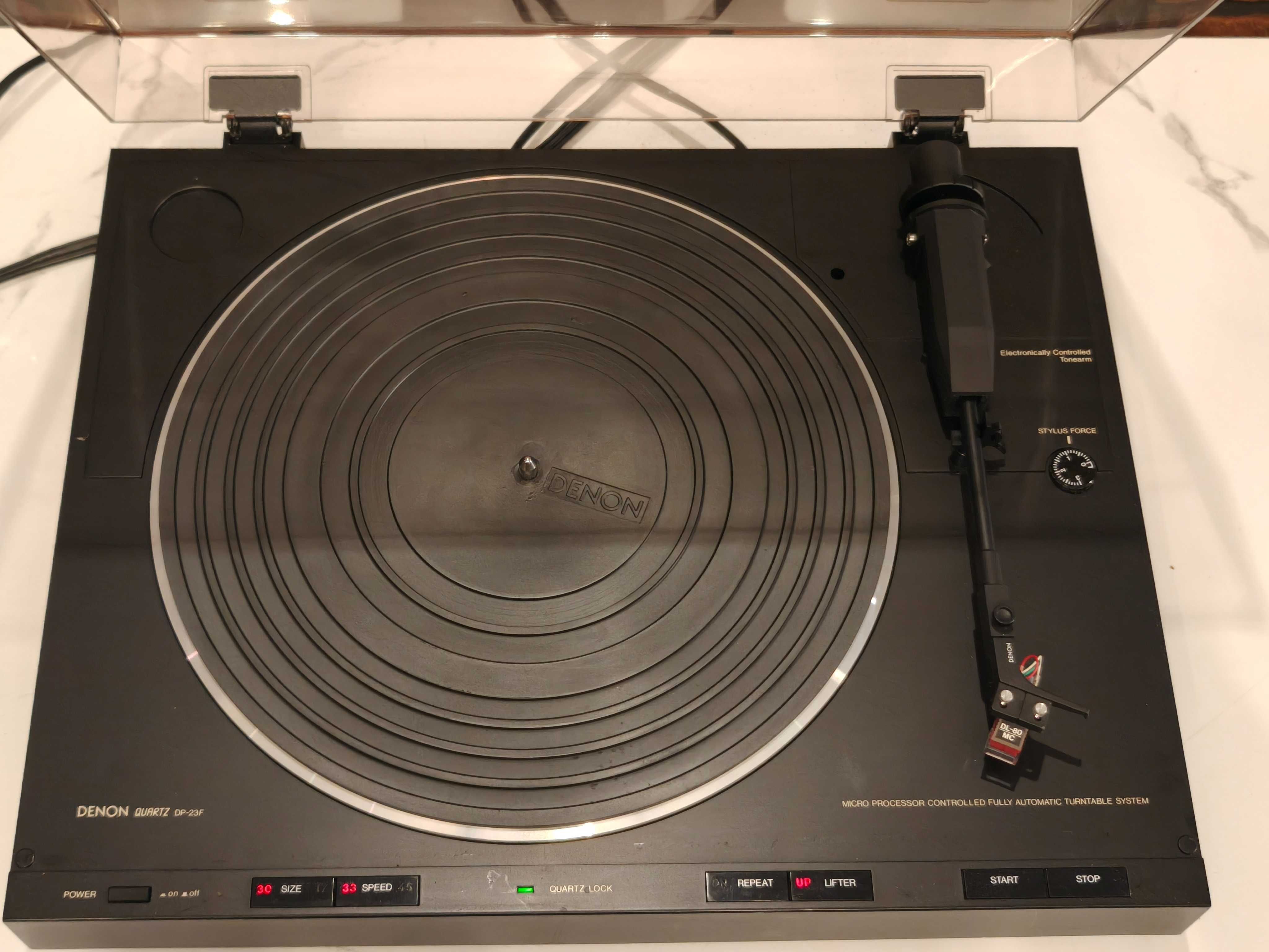 DENON Quartz DP-23f ! Świetny gramofon Direct Drive