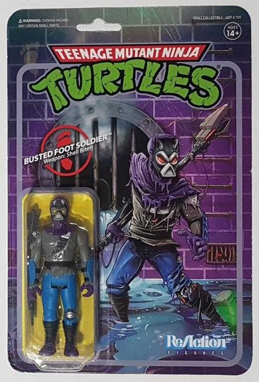 Busted Foot Soldier / ReAction Figures / TMNT