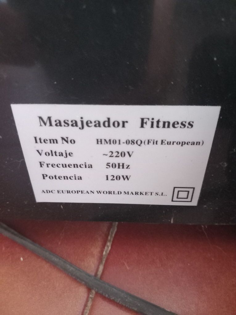 Maquina massajadora fitness, maquina de tremer