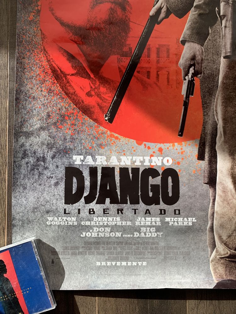 Poster cinema DJANGO- Tarantino 1,00m x 0,70m