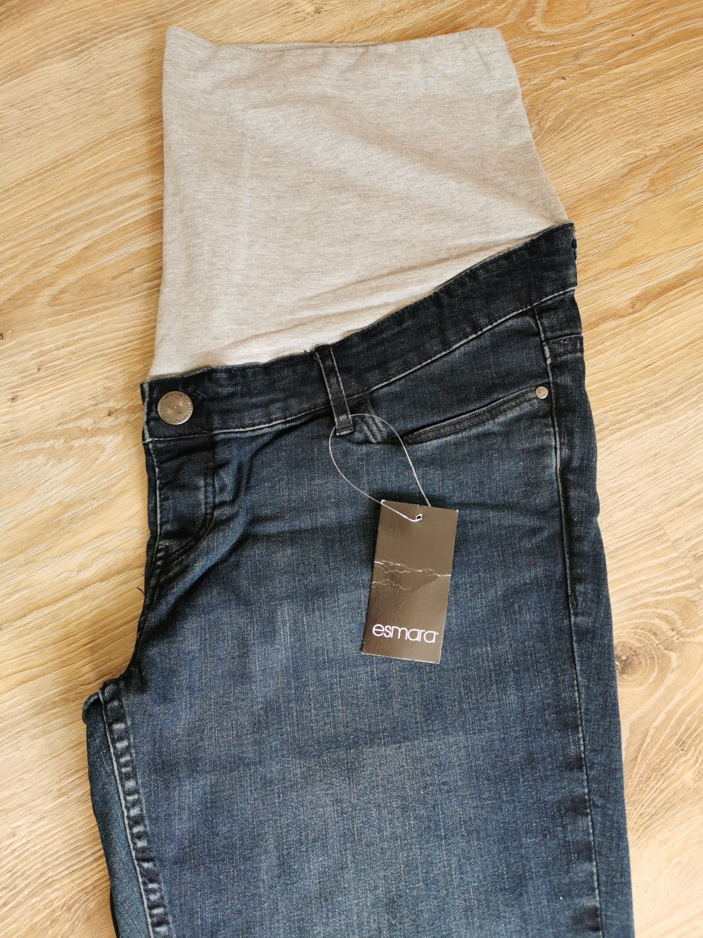 Nowe spodnie dżinsy ciążowe Esmara r. 44