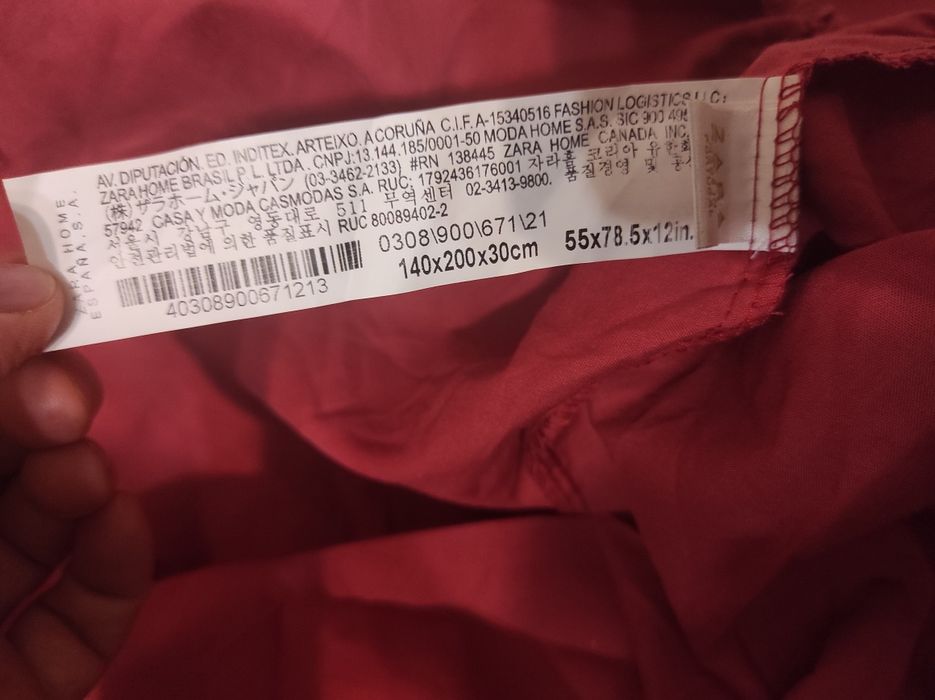 Zara Homе простирадло на резинці 140*200*30 нова