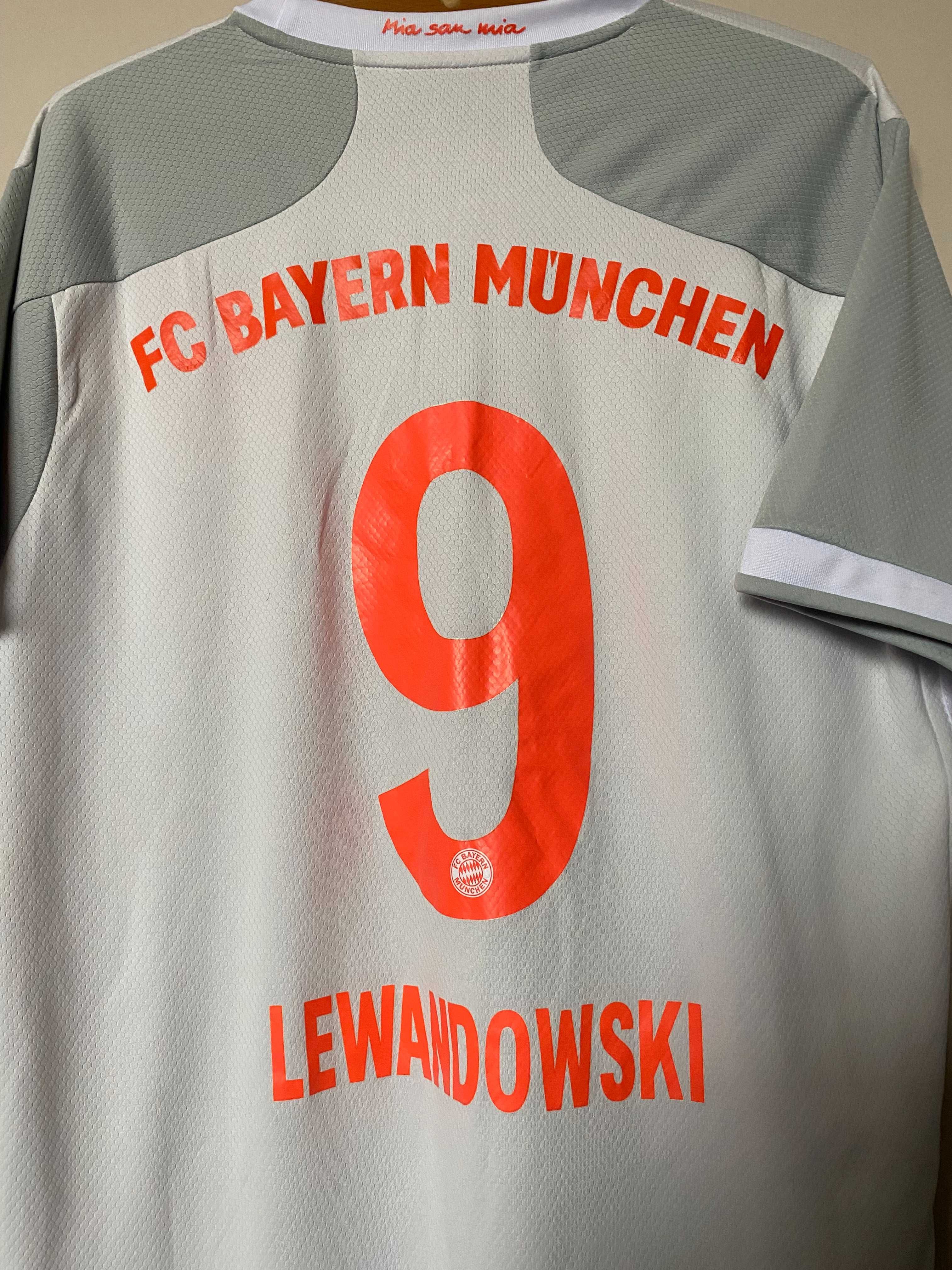 BAYERN MONACHIUM nr 9 LEWANDOWSKI 2020 - 2021 - XL - adidas - UNIKAT