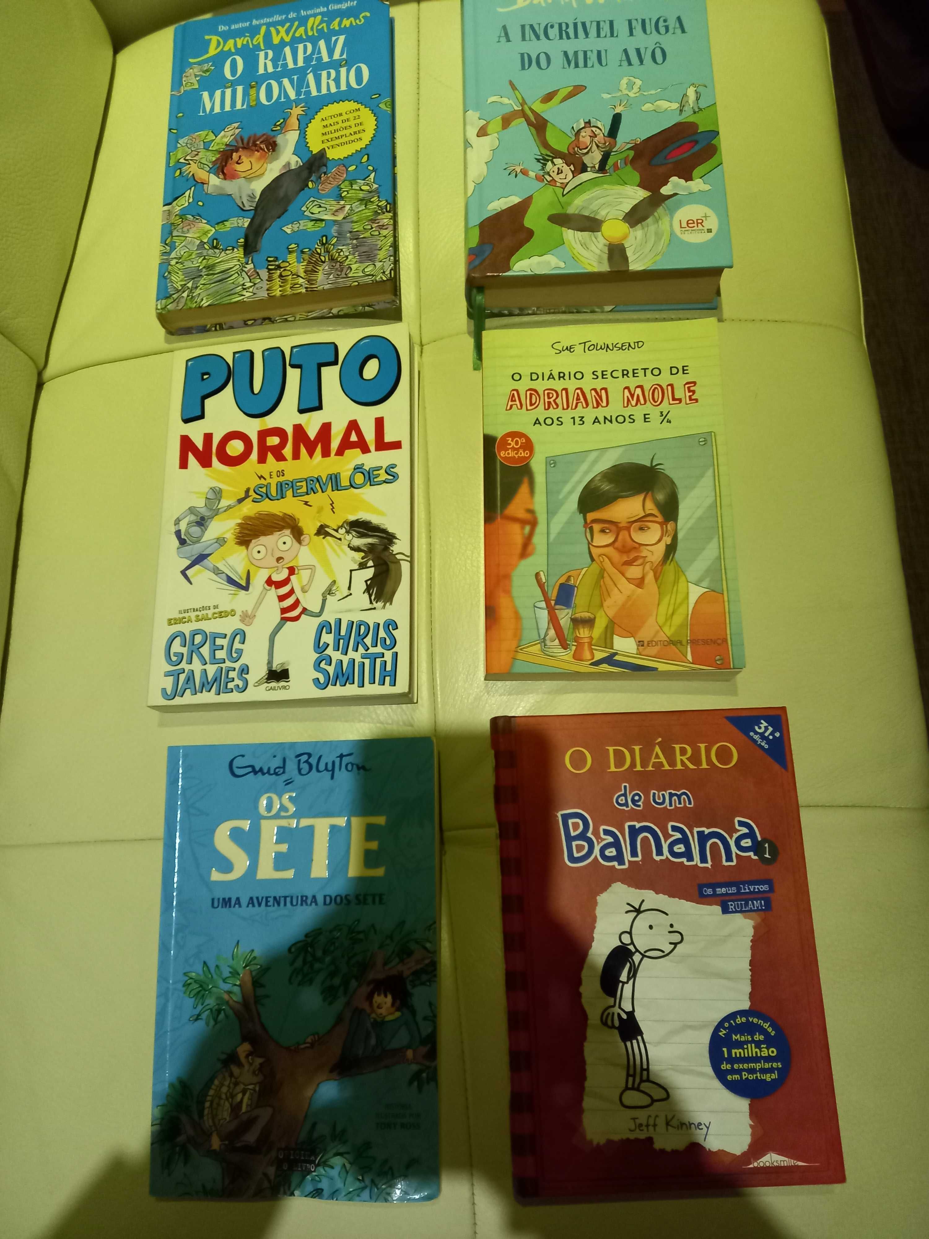 Livros infantis/juvenis como novos