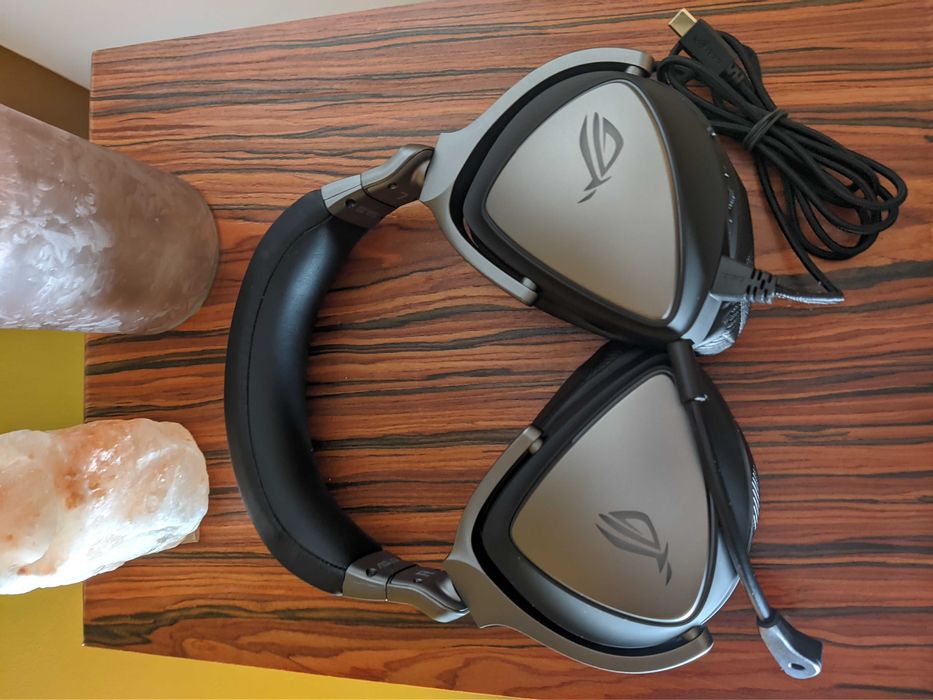Słuchawki Gamingowe ASUS ROG Delta jak nowe RGB USB-C Gwarancja FV23