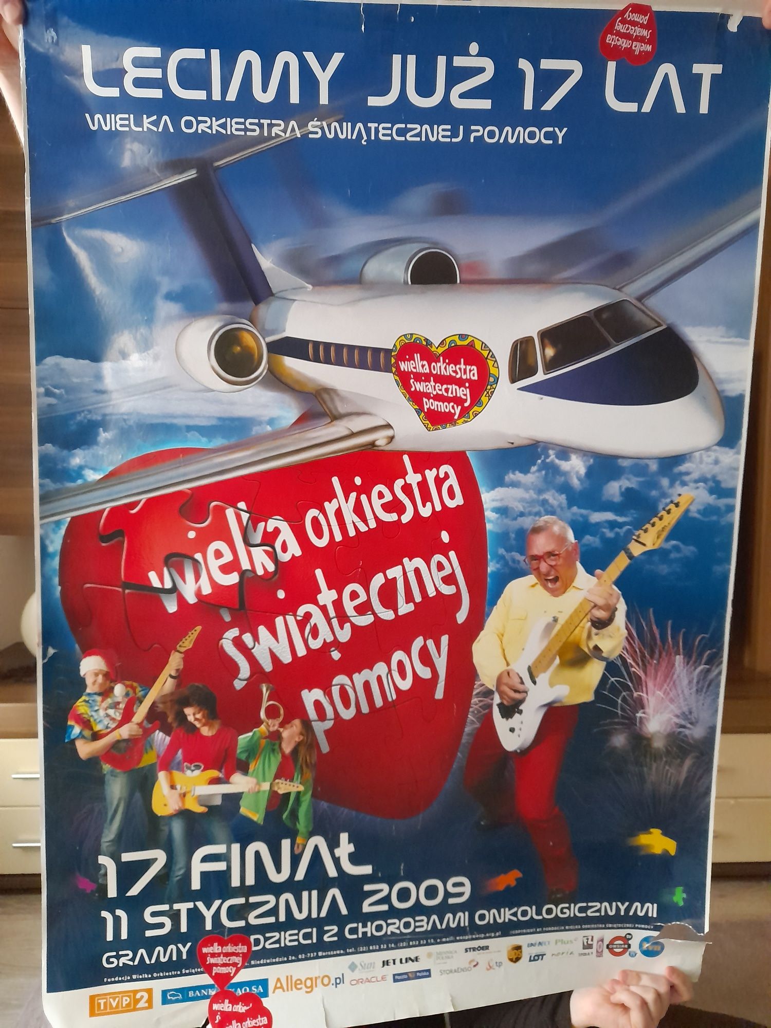 Plakat WOŚP od 15 do 31 Finału