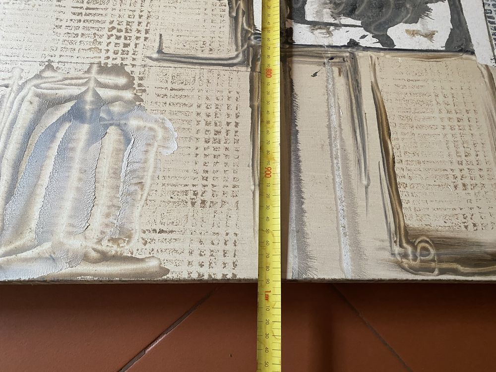Quadro óleo sobre tela abstrato