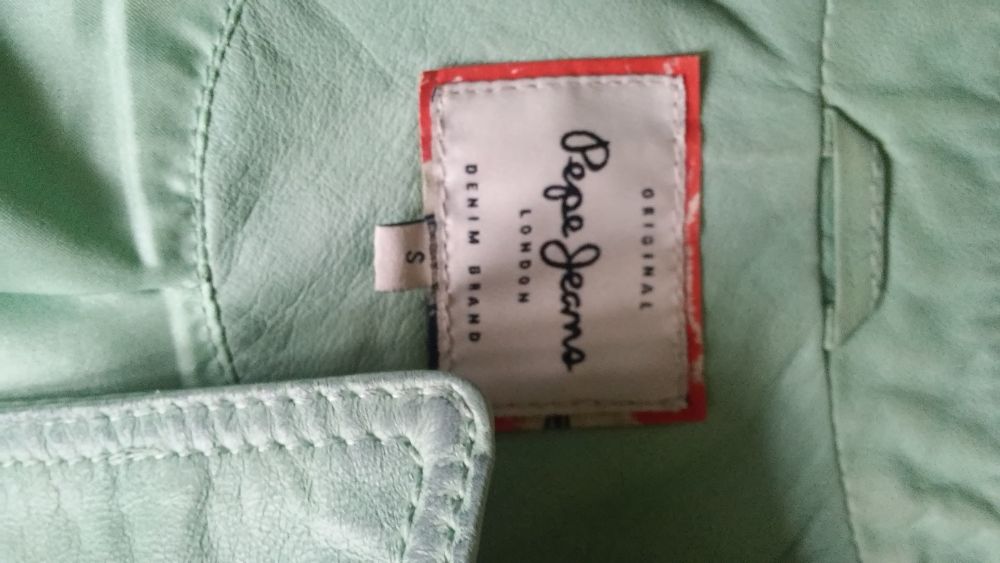 ramoneska ze skóry Pepe Jeans