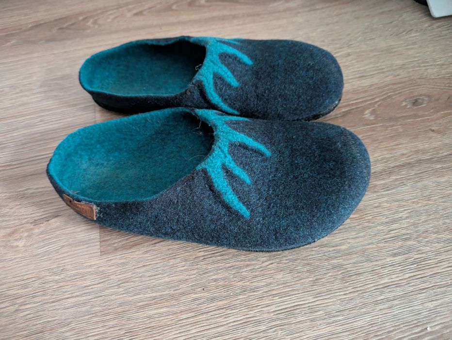 Kapcie zimowe dziecięce wełna Zalando Magicfelt r. 30/31