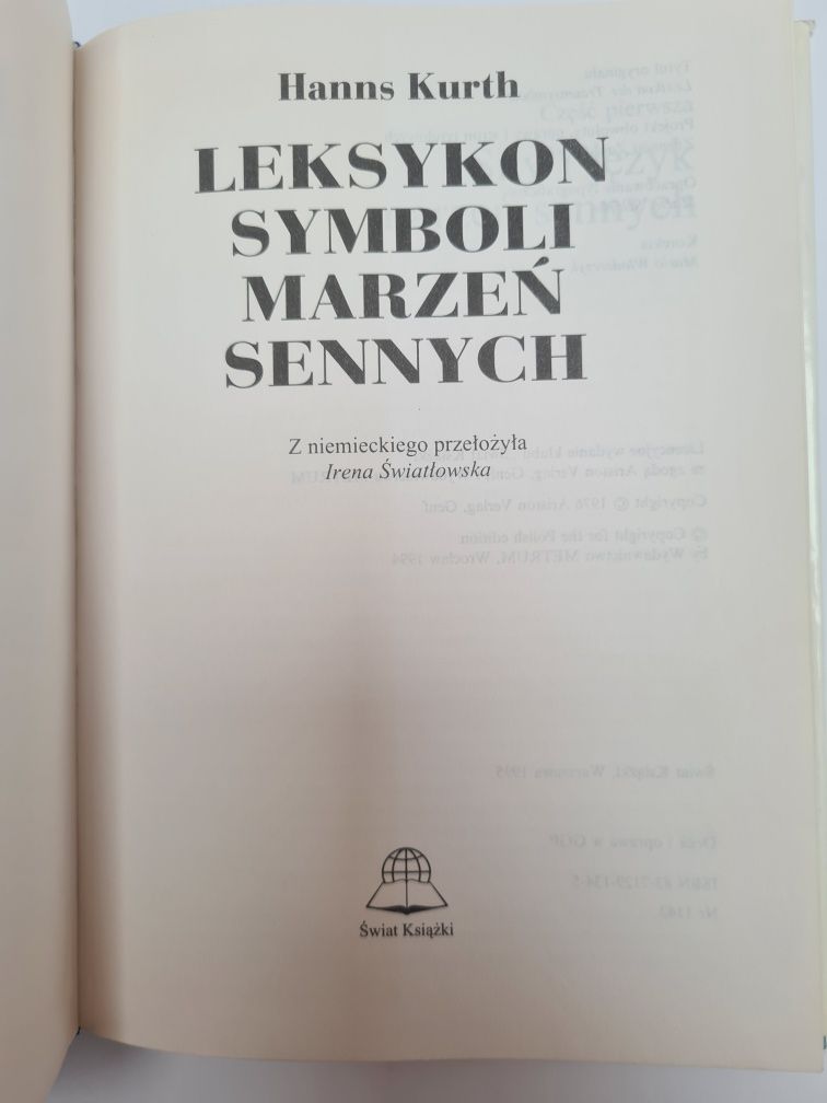 Leksykon symboli marzeń sennych - Hanns Kurth