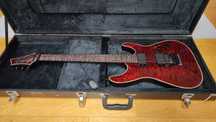Schecter Hellraiser C-1 FR w kolorze Black Cherry + twardy futerał