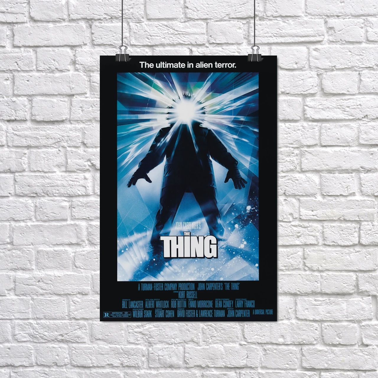 The Thing (1982) Карпентер жахи ретро фільм постер, картина на полотні