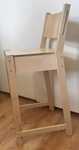 Drewniane krzesło, hoker IKEA