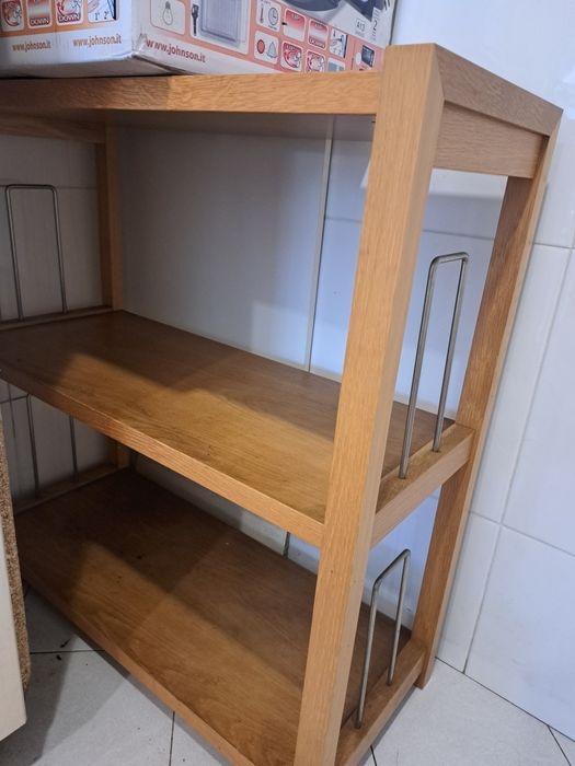 Estante carvalho maciço