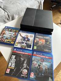 Playstation 4 + gry i pad