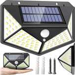Lampa Solarna 100 LED z Czujnikiem Ruchu Zmierzchu, Kinkiet solarny