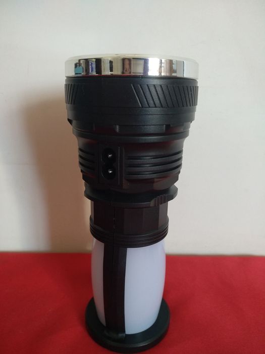 Фонарь акумуляторний, 220V, с солнечной панелью и power bank