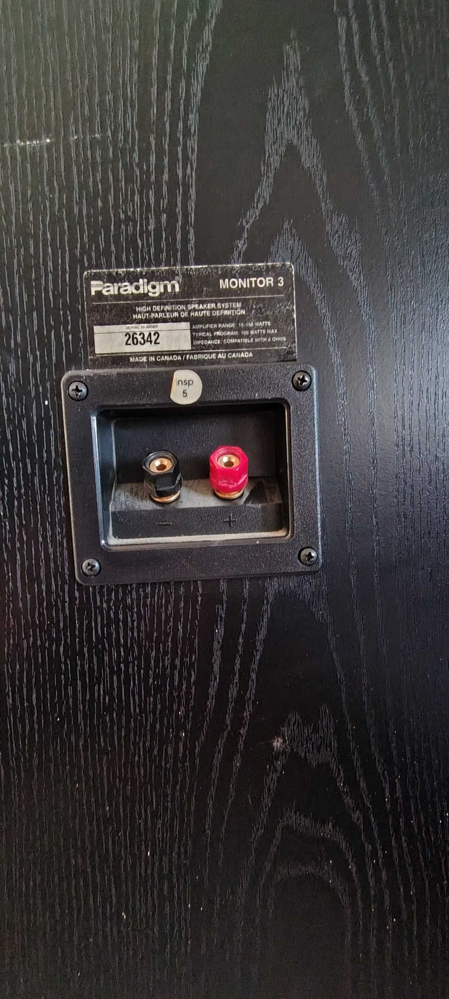 Zestaw 4szt PARADIGM monitor 3 100Wat stend