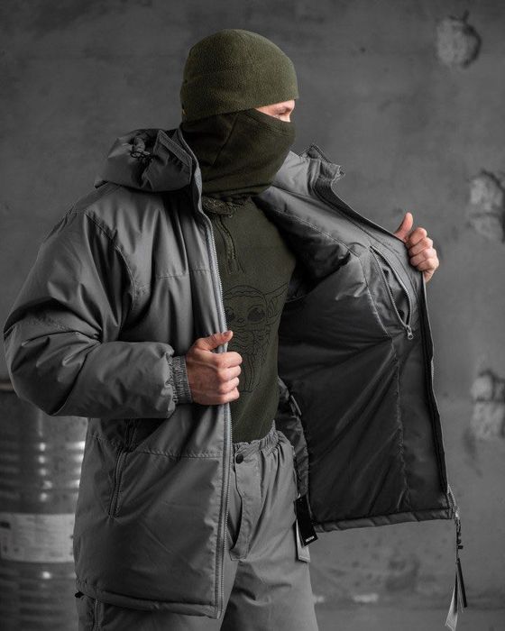 Зимовий костюм Level 7 сірий. 7 слой