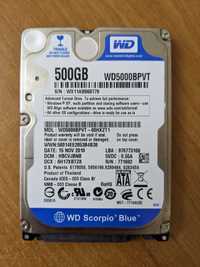 Жесткий диск WD Scorpio Blue 500GB 5400rpm 8MB WD5000BPVT 2.5 SATAII