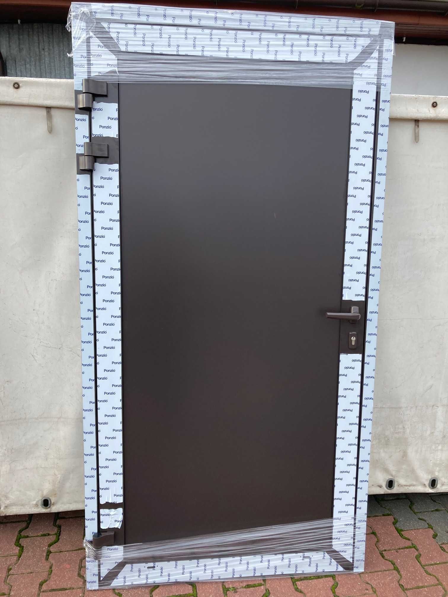 Drzwi aluminiowe ciepłe 1100 x 2100