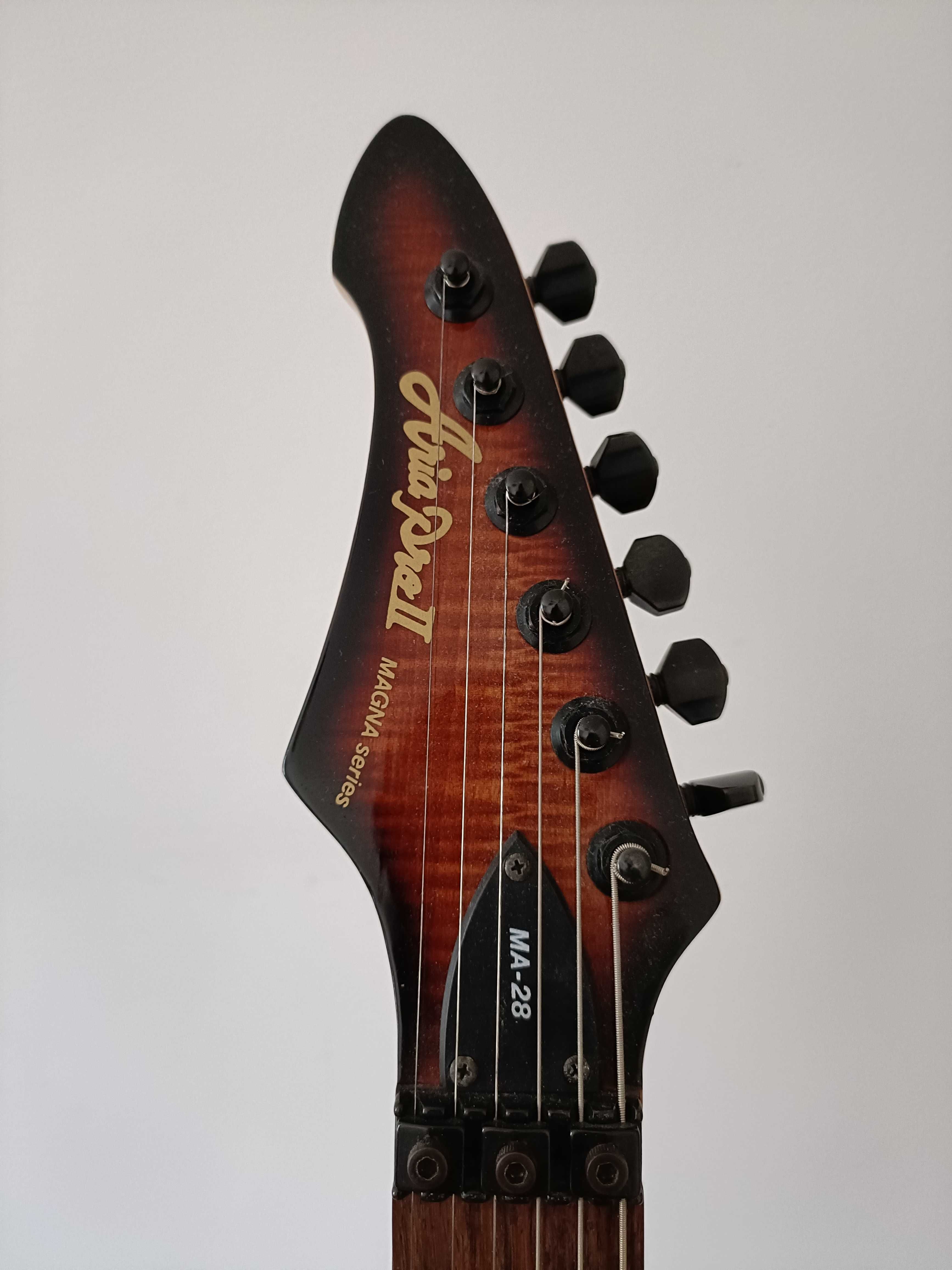 Guitarra elétrica esquerdino