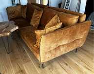 Bardzo wygodna Sofa 4osobowa 295x 110 miodowa