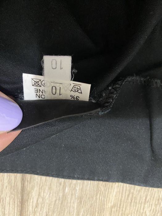 Spódnica czarna mini elegancka 38/M/10