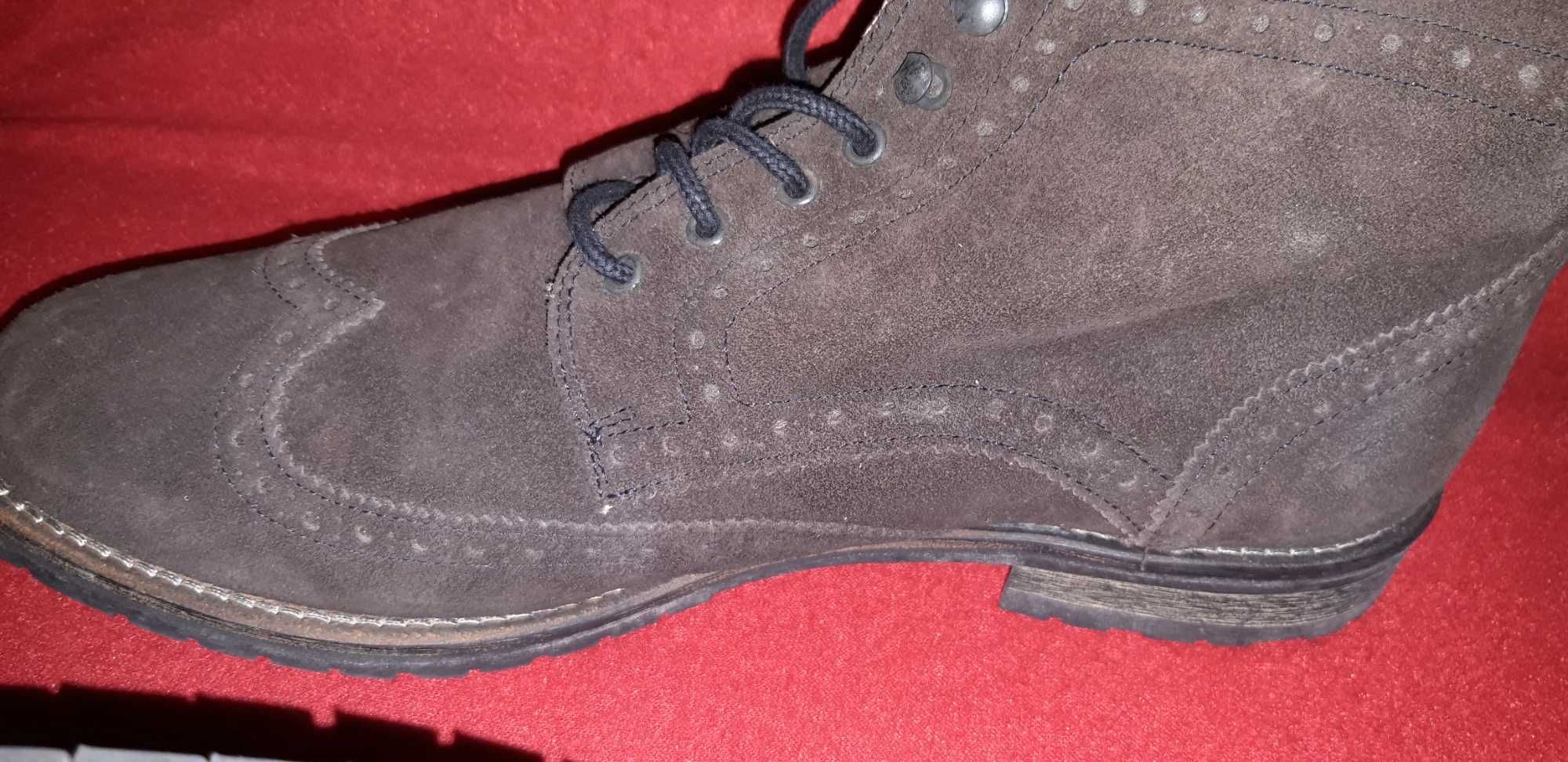 Botas homem camurça tam. 45 - NOVO