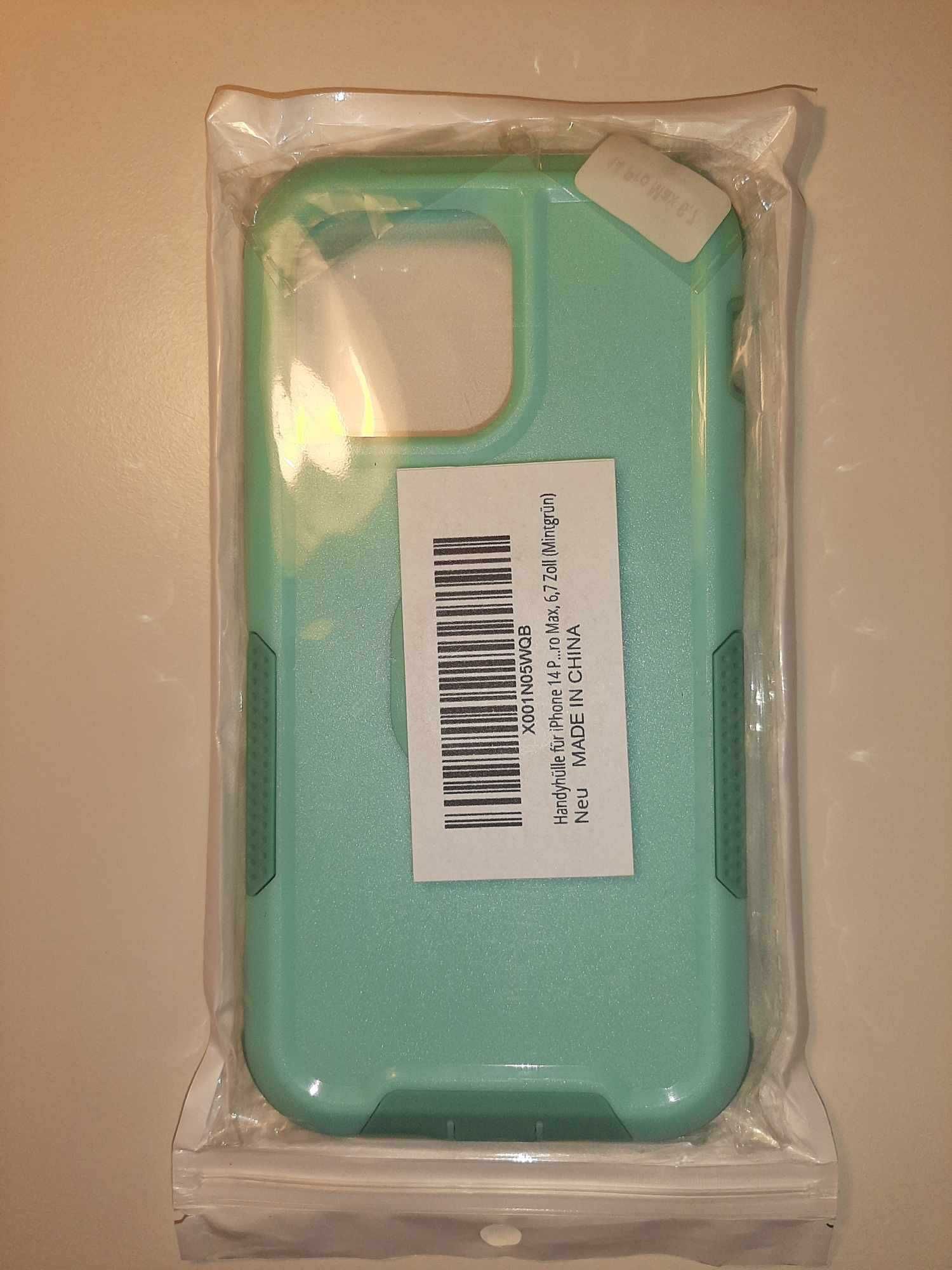 iPhone Case Etui na/do iPhone 14 Pro Max 6,7 miętowo-zielony Pancerne