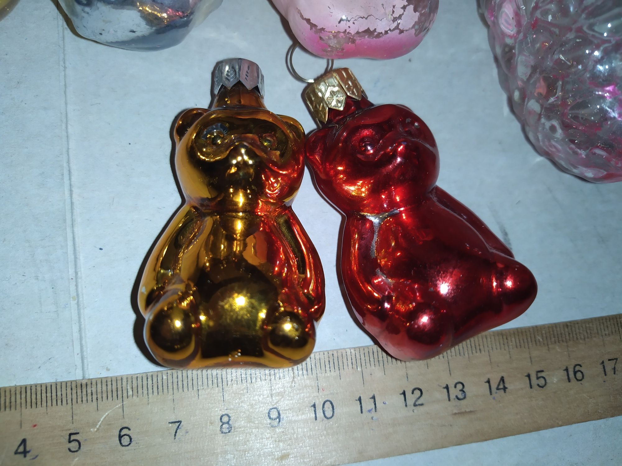 Игрушки новогодние СССР стеклянные 6шт.100грн.за все