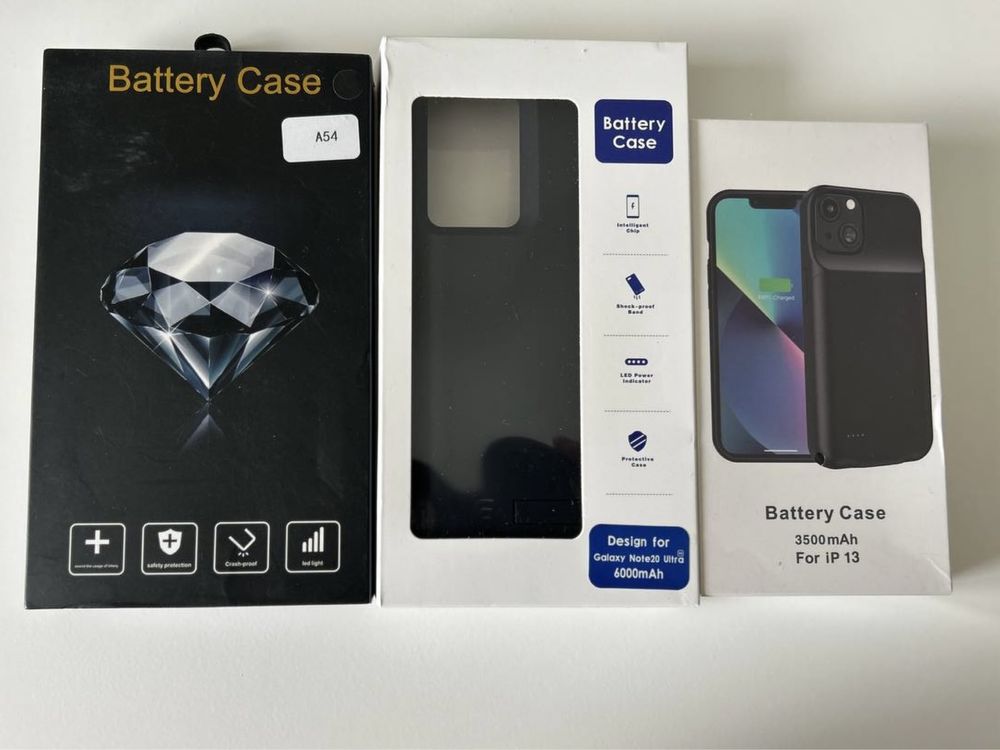 Чохол-акумулятор Battery Case для iPhone 13, Samsung A54, Note20