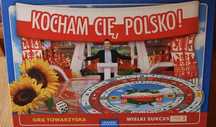 Gra kocham Cie Polsko planszówka eduakcyjna puzzle popularna
