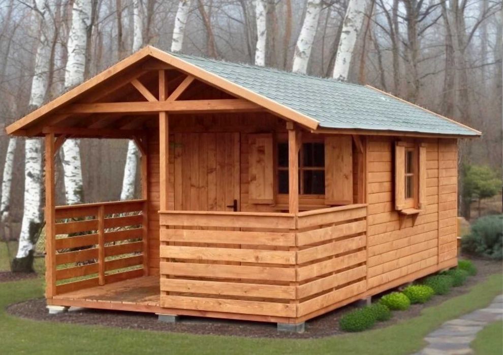 Altana Domek drewniany rekreacyjny letniskowy na działkę ROD (Kraków R