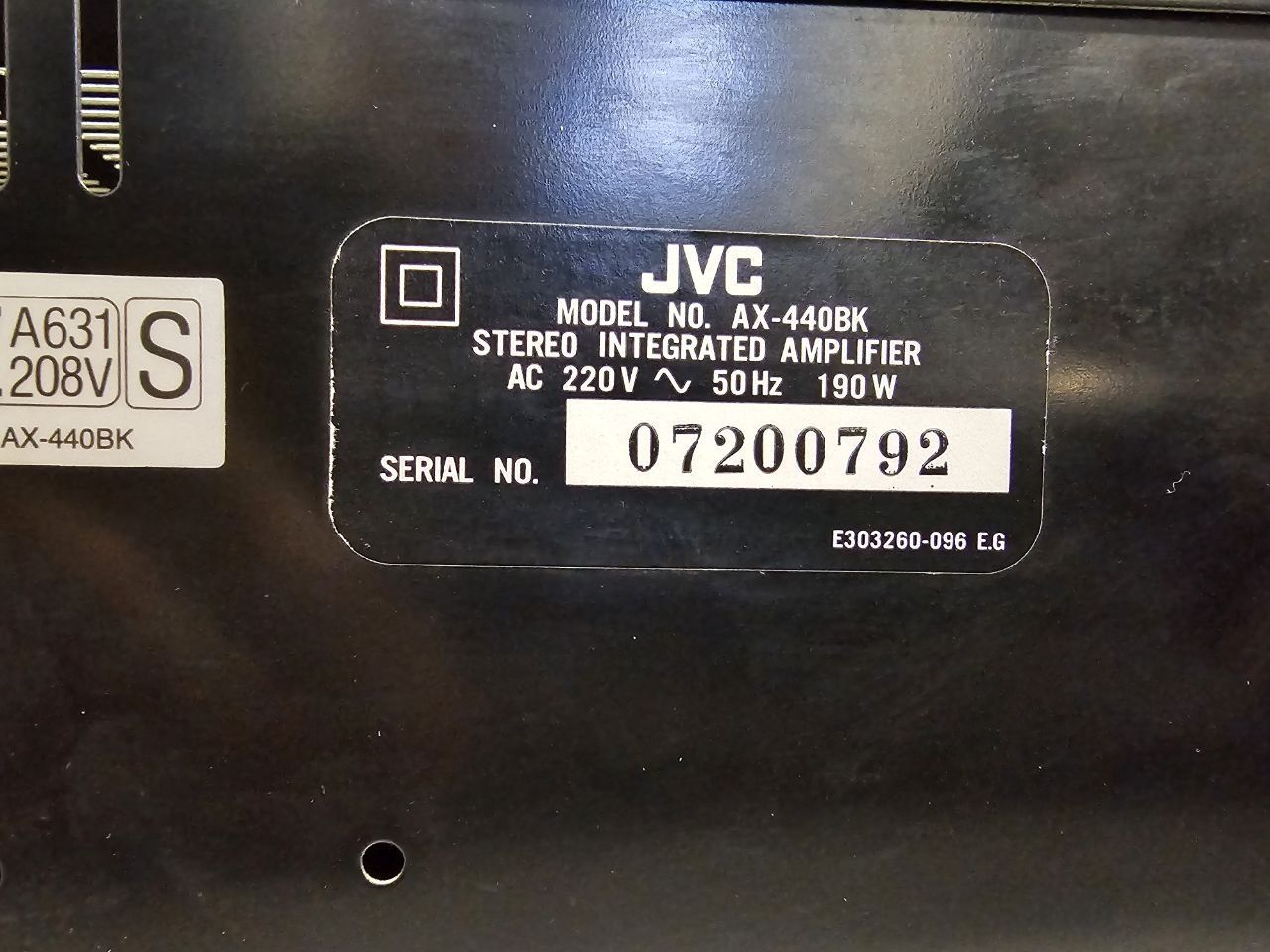 Wzmacniacz stereo JVC - AX 440, 2*75 Watt,  Japan