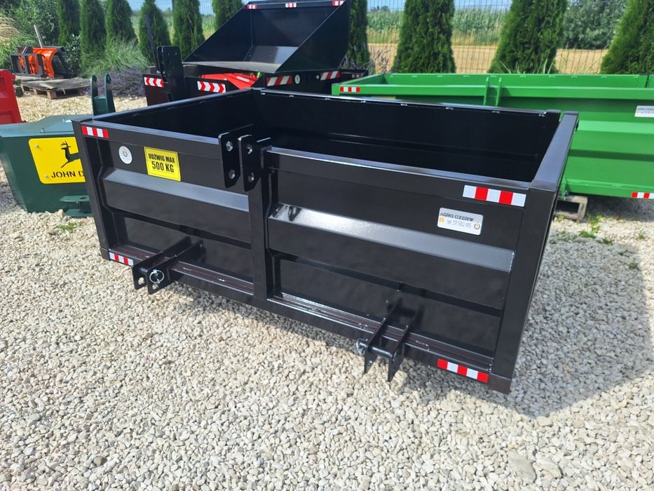 Skrzynia transportowa do ciągnika i minitraktorka,  przyczepka, paczka