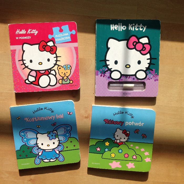 4 książeczki Hello Kitty