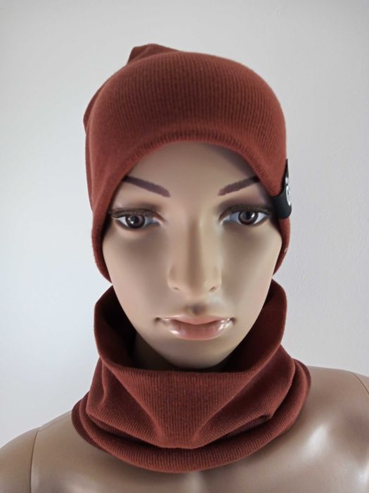 Komplet Zimowy Czapka Komin