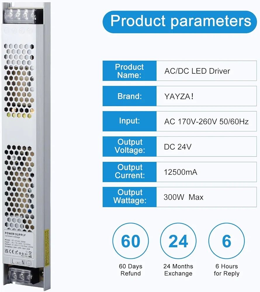 Transformator LED 24 V, 300 W B935