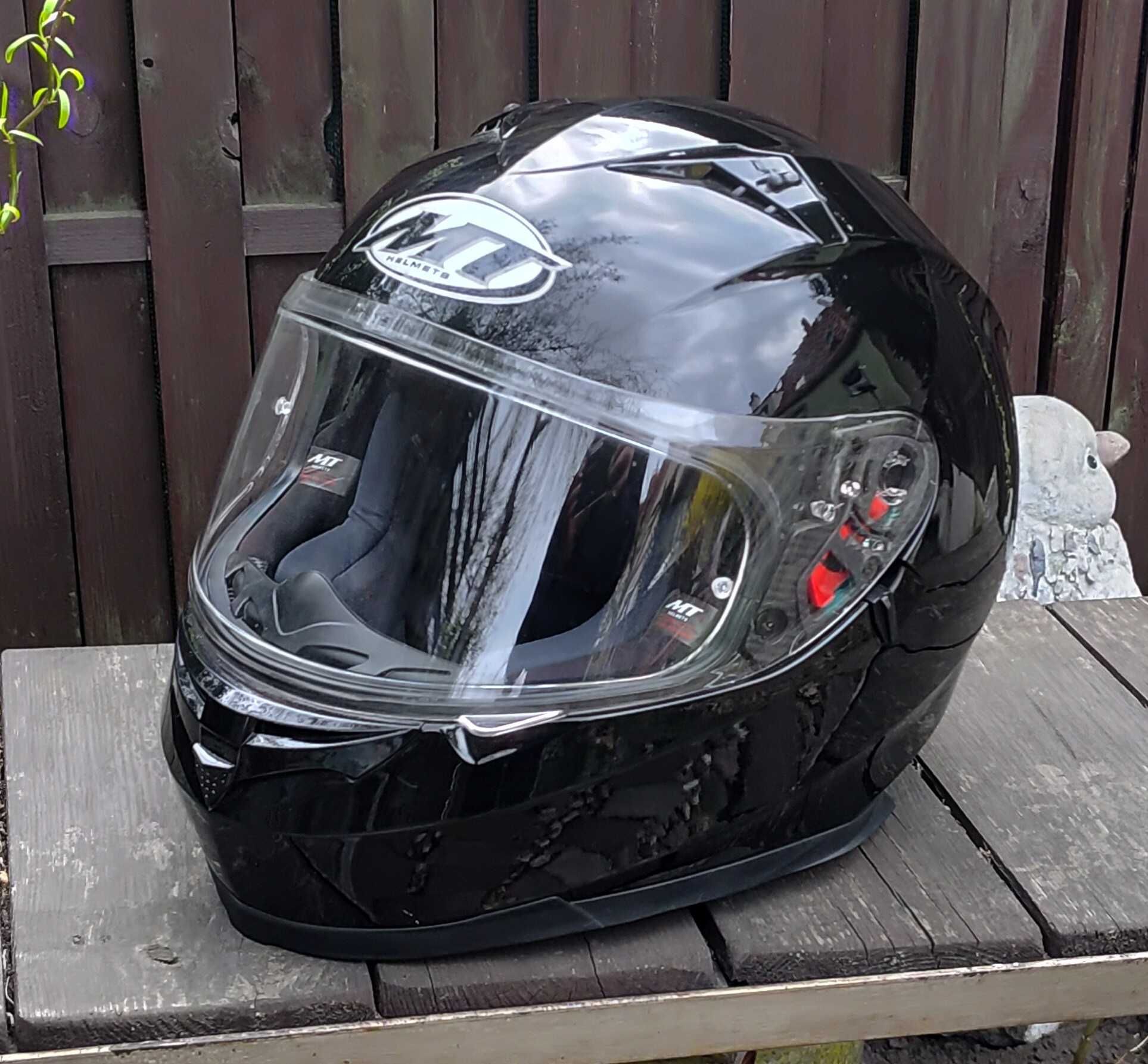 Kask motocyklowy MT Helmets Blade SV stan idealny rozmiar XS czarny
