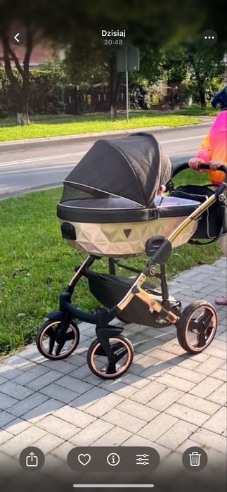 Wózek  Junama Diamond mirror Satin