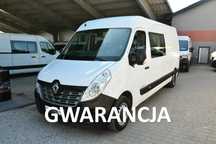 Renault Master  7 osobowy brygadówka L3H2 doka max 145KM pełna opcja servis regały